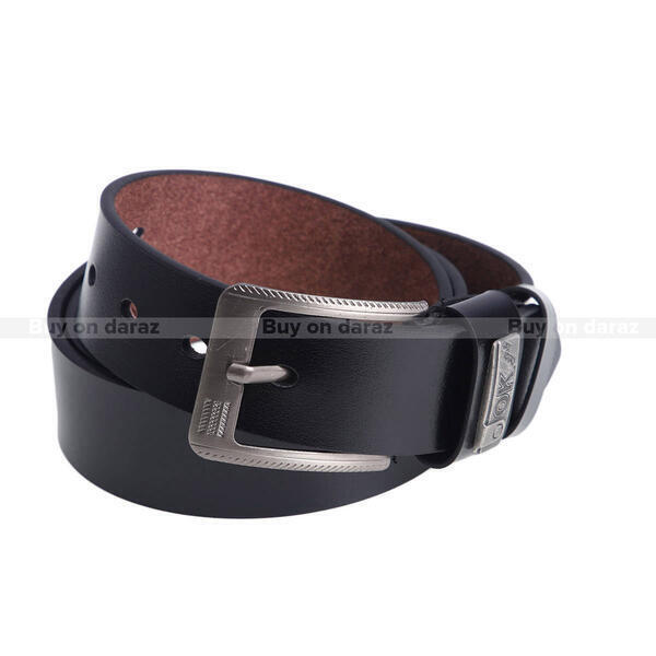 Genuine Black Leather Belt For Men