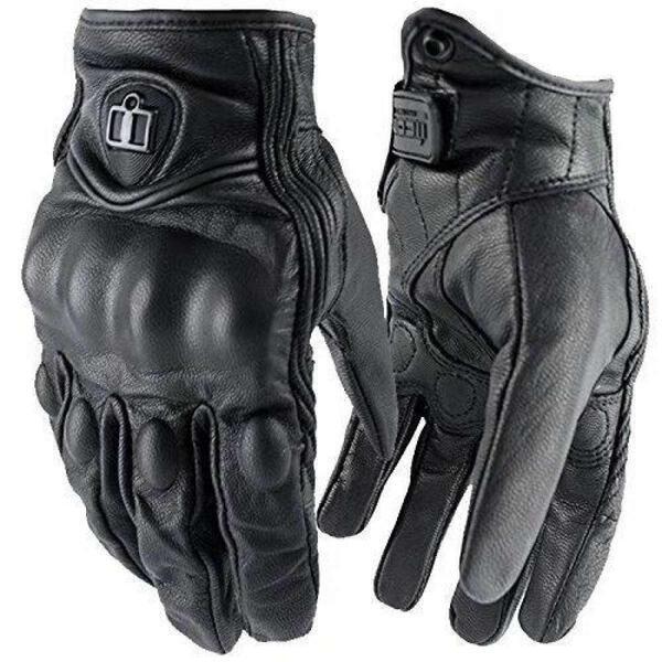 Genuine Icon Pursuit Leather Touchscreen Gloves