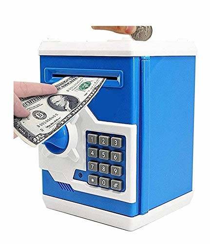 Gift Gallery Money Safe ATM Kids Piggy Savings Bank with Electronic Lock Piggy Bank ATM With Password
