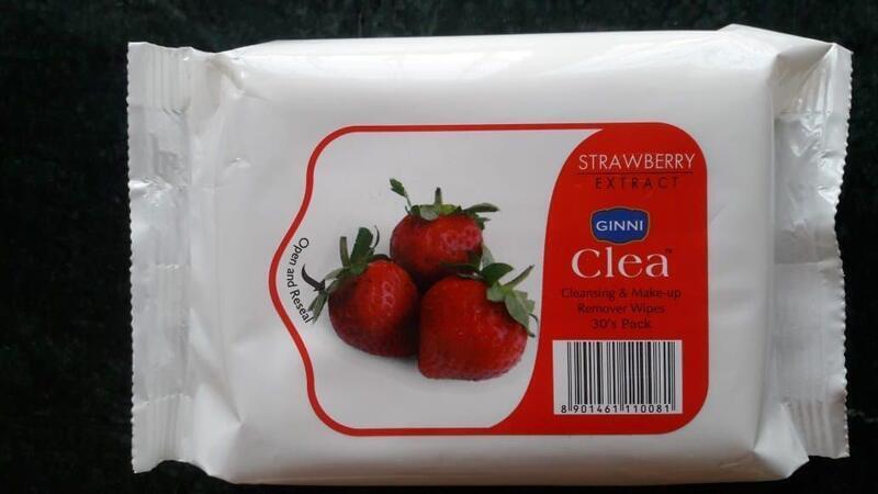 Ginni Clea Face wipes 30's Strawberry