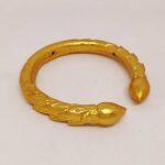 Gold Plated 1 Piece Nepali Kade Chura Bangles Bala For Women