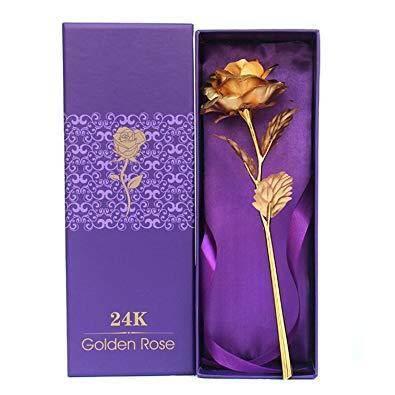 Gold Plated Rose -Golden
