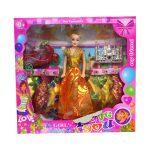 Golden  Barbie And Scooter Playset