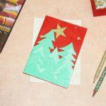 Christmas Tree Greeting Card With Envelope