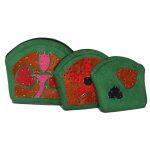 3 In 1 Flower Stitched Coin Purse For Women