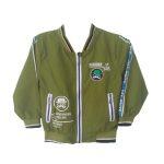 Green Windcheater Jacket For Boys