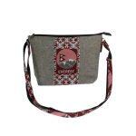 Grey Dhaka/Cotton Everest Cross Body Bag For Women