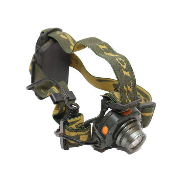 Grey/Green LED Adventure Head Lamp