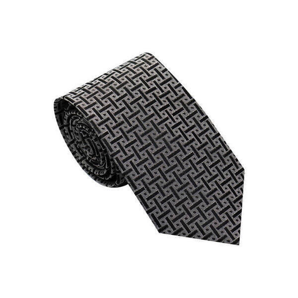 Grey T Designed Tie For Men