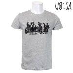 Grey Traditional Nepal Print T-shirt For Men