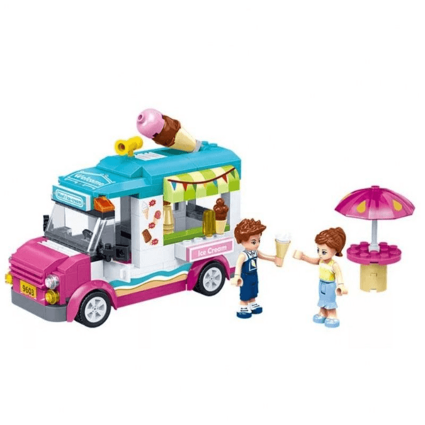Gudi - Ice-Cream Van - 228 Pieces Building Blocks Set