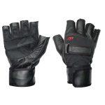 Gym Half Finger Leather Gloves