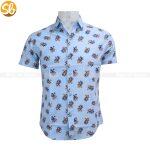 Half Sleeve Printed Cotton Casual Shirt for Men