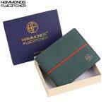 Hammonds Flycatcher Green Genuine Leather Wallet For Men