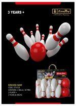 Hand Bowling Toy Game For Kids Multicolor
