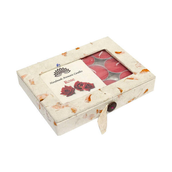 Handmade Rose Aromatic Candles