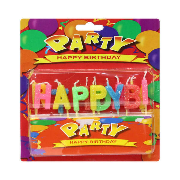 Happy Birthday Party Candle