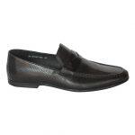Hector Shoes Black Textured Slip-On Formal Shoes For Men – Agc1550-Y06