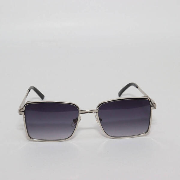 Hexagonal Borderless Black Shadded Sunglasses For Women