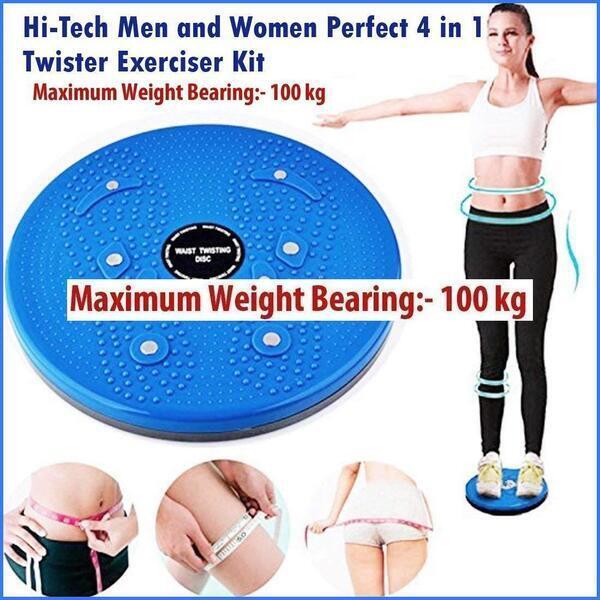 Hi-Tech Men And Women Perfect 4 In 1 Magnetic Twister Exerciser Kit
