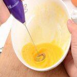 HONGXIN Handheld Battery Operated Electric Foam Maker Hand Blender for Coffee