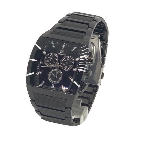 Ik Collection Sport Model Square Full Black Watch For Men