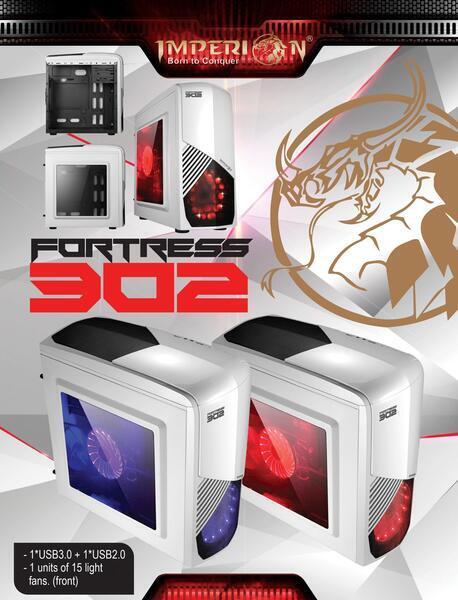 Imperion Fortress 302 Gaming ATX Casing