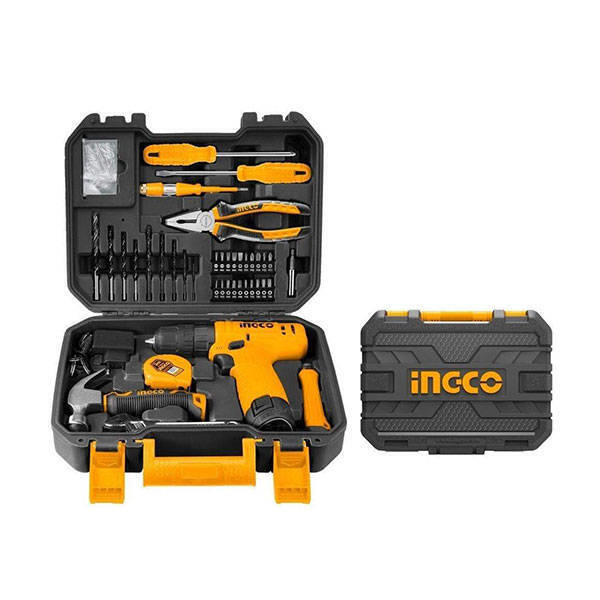 INGCO Tools Set HKTHP10811 Power Tool Cordless Drill Screwdriver