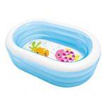 Intex (57482) Superior Quality Oval Whale Inflatable Swimming Pool