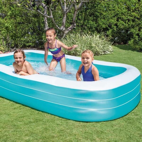 Intex Rectangular Swimming Pool Toddler Kids 1.66m x 1.00m x 25cm