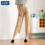 Jeanswest Dark Beige Pant For Women