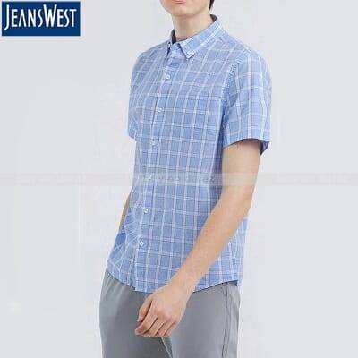 Jeanswest Light Blue Shirt For Men
