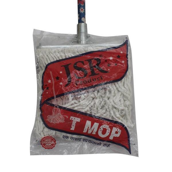 JSR Flat 10 Inch Mop (Red) With Stick