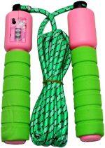 Jump Rope(Skipping Dori) With Counter Anti Slip Rubber Grip & Adjustable Length