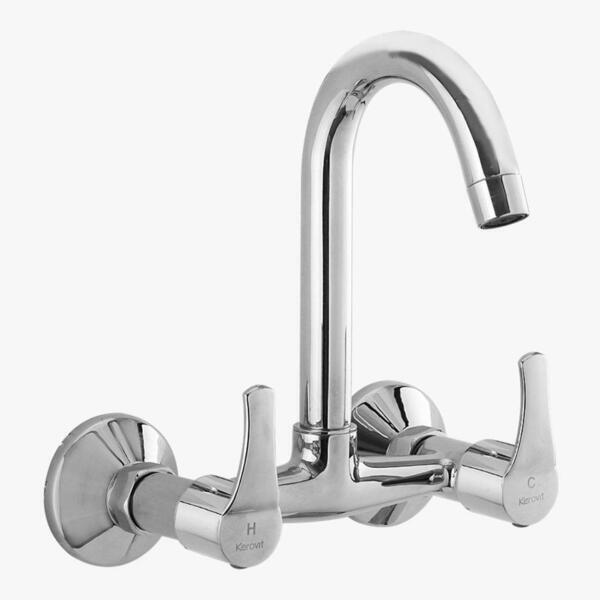 Kerovit Wall Mounted Sink Mixer With Swivel Spout KB2011024/Best sink tap