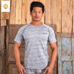 Knitted Cotton Sports Winter T-Shirt For Men