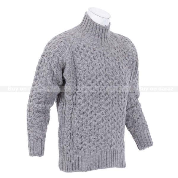 Knitted Woolen High Neck For Men