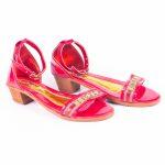 Kohinoor Footwears Diamond Embroidery Sandal For Girls