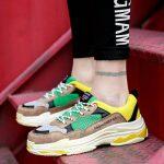 Lace-Up Athletic Trainer Sports Shoes For Men (Vc-0134)