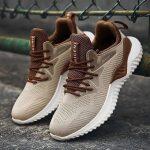 Lace-Up Athletic Trainers Zapatillas Mesh Sneakers For Men