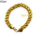 Lajga Gold Plated Heavy Bracelet For Men