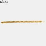 Lajga Golden Loop Design Polished Bracelet For Men