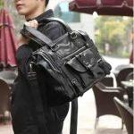 Leather Zipper Handbag(1 pcs)