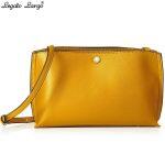 Legato Largo Mustard Solid Zippered Cross Body Bag For Women