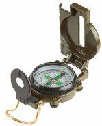 Lensatic Compass Folding Metal Compass With Dual Map Scales & Led Lights L45-8A