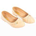Light Brown Ballet Flat Shoes For Women
