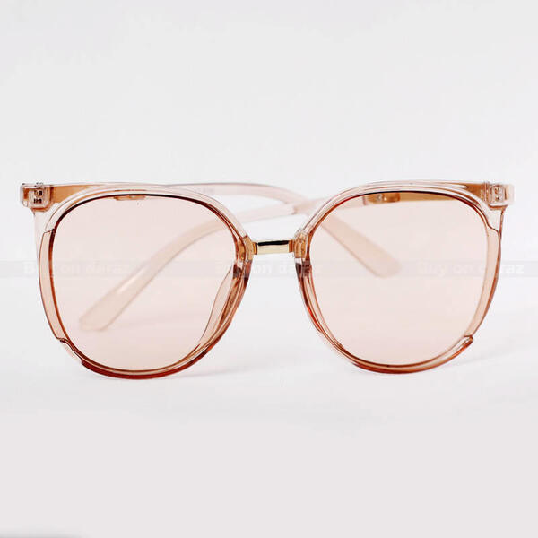 Light Brown Square B166 Sunglasses For Men