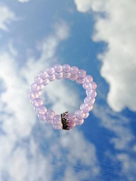 Beads Bracelet With Crown Charm