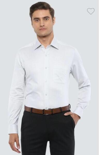 Louis Philippe Grey Shirt For Men