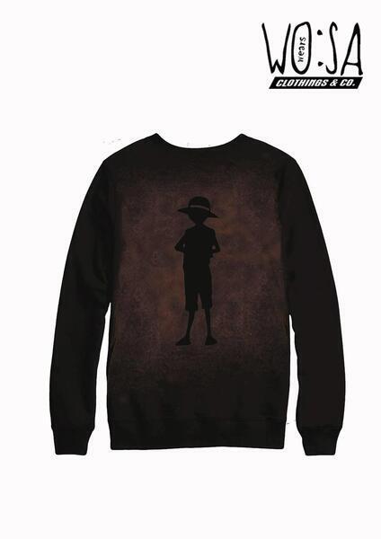 Luffy Character Printed Sweatshirts For Men